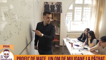 Mihail Iordache îi învață matematică pe copiii nevoiași și chiar îi răsplătește dacă răspund corect. Cine e „Profu' de mate”, tânărul care îi ajută pe elevi să aibă note bune la Evaluarea Națională și Bacalaureat