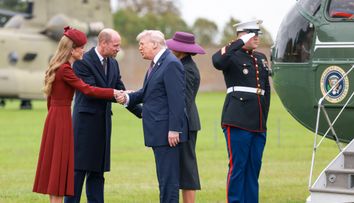 Donald Trump, fermecat de Kate Middleton. Care sunt primele trei cuvinte pe care i le-a adresat Prințesei de Wales, după ce a aterizat la Windsor