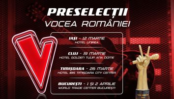 Au început înscrierile pentru sezonul 11 Vocea României! Vino la preselecții și fă-ți vocea auzită