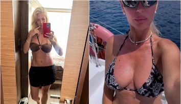 Andreea Bănică: “O zi pe lună am abdomenul acesta”. Vedeta, siluetă impresionantă în costum de baie
