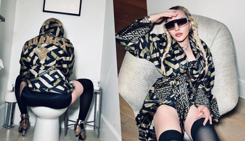 Madonna are un fetiș ciudat: se pozează stând pe toaletă. Fanii cred că ar trebui să înceteze