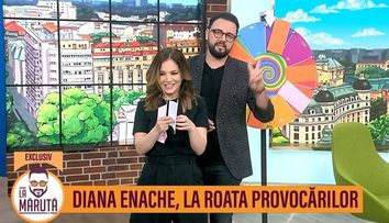 Diana Enache, la Roata Provocărilor! Cum s-a descurcat prezentatoarea