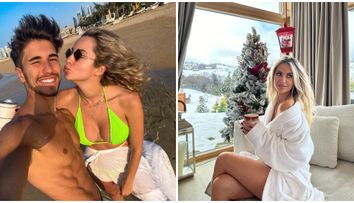 De la soare și plaja din Dubai, la zăpadă și ciocolată caldă! Otniela Sandu și Sebastian Dobrincu, imagini superbe din escapada la munte