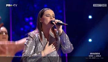 Vocea României 2022: Primul LIVE. Rianna Rusu, demonstrație de talent pe piesa Rise Up: ”Vocea ta e cristal!”