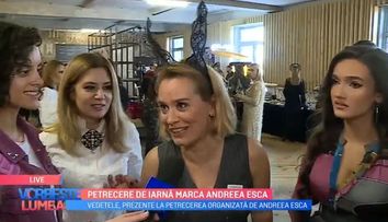 VIDEO Petrecere de iarnă marca Andreea Esca