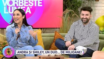 Smiley și Andra, declarații exclusive despre piesa cu care au cucerit topurile: “Am plâns...”
