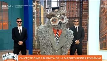 Ce mesaj a transmis Bufnița de la Masked Singer în platou la Măruță? Incredibil ce i-a dezvăluit! Tu ghicești cine e?