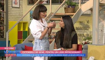 Cum poți aplica extensiile de gene din mătase. Paulina Buldumea vă arată arată procedura