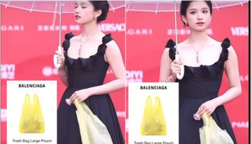 Momentul viral de pe covorul roșu: o pungă banală de plastic a pus internetul pe jar. Fanii au crezut că e o nouă excentricitate Balenciaga