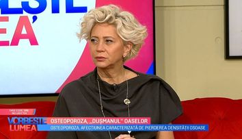 Osteoporoza: cauze și tratament. Anca Vereanu vine cu explicații