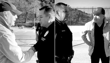Video emoționant! Cum a reacționat Bruce Willis când s-a întâlnit cu polițiștii-eroi pe străzile din Los Angeles. E prima apariție publică de când a fost diagnosticat cu demență: „Cu adevărat un om uimitor!”