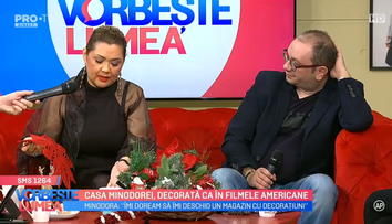 VIDEO Casa Minodorei, decorată că în filmele americane