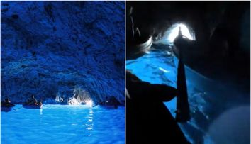 Un cuplu, experiență terifiantă în Capri. Momentul în care barca celor doi s-a scufundat în faimoasa Grotă Albastră: „Am crezut că vom rămâne blocați”