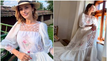 O apariție de poveste: Andreea Marin într-o rochie atemporală care a stârnit curiozitatea fanilor. Toți au vrut să știe cât costă și de la ce brand este