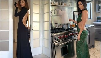 O nouă vedetă cu o rochie cu posteriorul la vedere, după apariția excentrică a lui Carmen Brumă