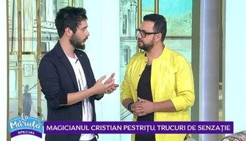 Cristian Pestrițu, magicianul de la Românii au talent, l-a impresionat pe Cătălin Măruță cu un număr inedit de magie 