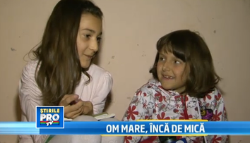 O prietenie cum rar intalnim. O eleva de 12 ani o invata sa scrie si sa citeasca pe fetita saraca si bolnava cu care nimeni nu voia sa se joace