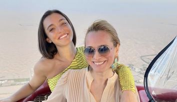 Andreea Esca și Alexia, fiica ei, vacanță de neuitat în Dubai: Au zburat cu balonul și s-au plimbat cu yachtul