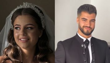 Denisa Coțolan, primele imagini în rochia de mireasă. Soția lui Iancu Sterp a avut o apariție strălucitoare