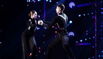 Românii au talent 2022: Adrian Oiță & Bianca Enache s-au sincronizat perfect pe scena talentelor