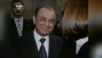 Ion Iliescu, la evenimentul de lansare PRO TV, în 1995: ”Zâmbetul meu reflectă o stare de spirit interioară”