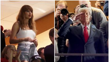 „Razboiul Donald Trump – Taylor Swift”, în plină desfășurare la Super Bowl: cântăreața huiduită, Donald Trump ovaționat de public