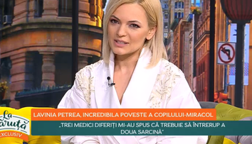 Deși era însărcinată, 3 medici au sfătuit-o să facă întrerupere de sarcină. Lavinia Petrea, dezvăluiri cutremurătoare