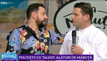 VIDEO Polițiștii cu talent, alături de Măruță