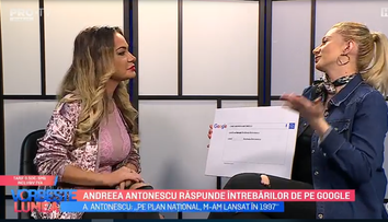 VIDEO Andreea Antonescu răspunde întrebărilor de pe Google
