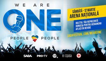 SAGA, PRO TV, KISS FM și Primăria Municipiului București aduc cel mai mare concert caritabil - WE ARE ONE