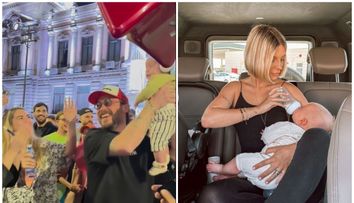 Ana Baniciu, luată la rost după ce și-a luat fiul de patru luni la o petrecere. Soțul cântăreței a intervenit cu o explicație, după ce oamenii s-au certat de-a dreptul prin comentarii