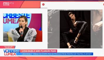 VIDEO Lidia Buble are planuri mari! Artista lucrează la un nou concept de show live