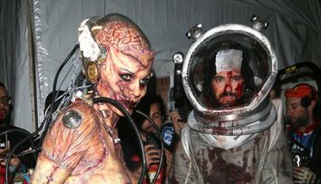 Apariție terifiantă de Halloween. Costumul lui Heidi Klum a întrecut orice închipuire