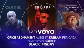 E Black Friday la VOYO: „Orice abonament alegi, îți dublăm perioada