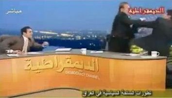 O emisiune TV se transforma intr-o clipa intr-un meci de box! VEZI VIDEO