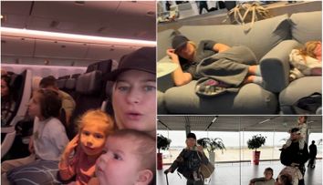 Laura Cosoi, cu cele 4 fetițe pe un zbor cu escală până în Thailanda. Fanele: “Mare curaj pe voi , să plecați la drum lung cu patru copii”
