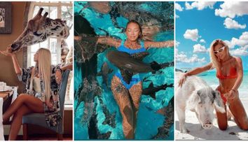 A bifat cele mai frumoase destinații turistice din lume! Ema Uta, o nouă apariție irezistibilă într-un cadru de vis pe o plajă din Galapagos: „Definiția high life-ului!”