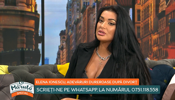 Elena Ionescu a făcut pace cu fostul soț, de dragul copilului: 