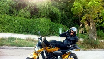 Gastronomia nu este singura lui pasiune. Chef FOA este un motociclist convins: 