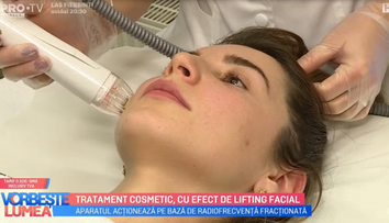 VIDEO Tratament cosmetic, cu efect de lifting facial