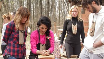 George Vintila, Gina Pistol si Roxana Ionescu au facut echipa buna cu ceilalti fermieri din Ferma Vedetelor