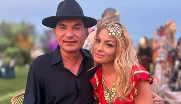 Valentina Pelinel și Cristi Borcea au făcut senzație cu ținutele lor la o petrecere cu tematica 