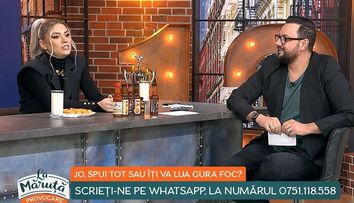 Jo, spui tot sau îți va lua gura foc? Cum s-a descurcat artista la provocarea lui Cătălin Măruță