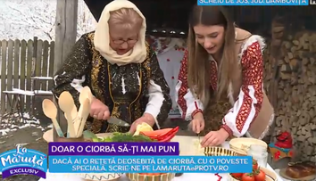 VIDEO Doar o ciorbă să-ți mai pun. Astăzi, Izabela ne-a pregătit o ciorbă de castraveți