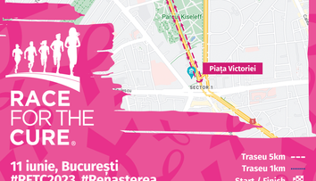 Race for the Cure a Fundației Renașterea adună zeci de vedete și susținători în ROZ pentru combaterea cancerelor feminine în România