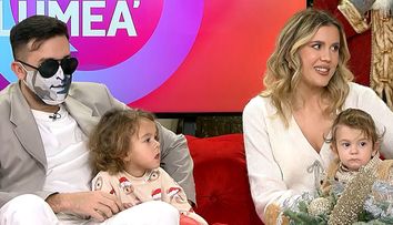 Emily Burghelea, alături de întreaga familie, la Vorbește lumea