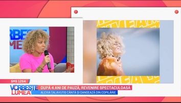 VIDEO Actrița Alexia Țalavutis, revenire spectaculoasă după 4 ani de pauză
