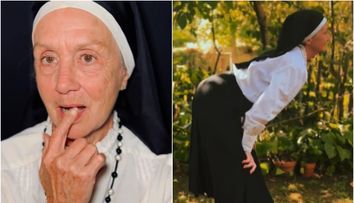 Ea este călugărița care uimește lumea! La 77 de ani, măicuța Mary cântă, dansează și ține pasul cu trendurile! Deviza ei este „pray and slay”: „Are cont de HolyFans?”