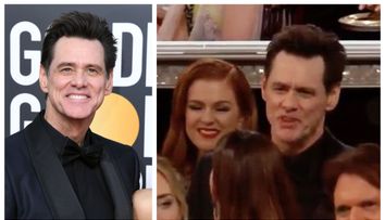 Globurile de Aur 2019. Jim Carrey, rugat să se mute la altă masă, momentul epic al serii