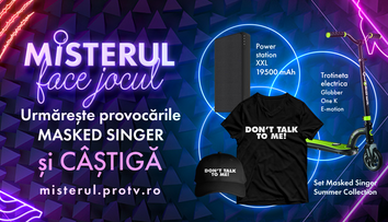 Misterul face jocul! Urmărește indiciile, ghicește a doua mască de la Masked Singer România, iar noi te premiem